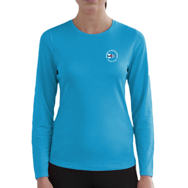 WOBYC Ladies Long Sleeve Polyester T-shirt Thumbnail