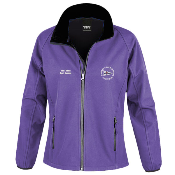 WOBYC Ladies Soft Shell Jacket Personalised Thumbnail